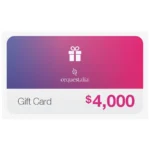 Tarjeta de regalo de $ 4,000