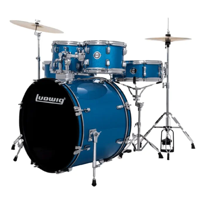 Bateria Ludwig Accent Azul Sparkle LC19519 - Image 3