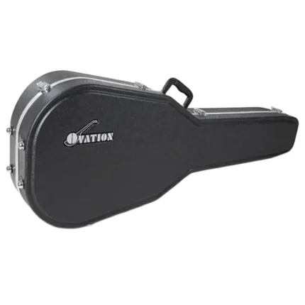 Estuche Rígido Para Guitarra Ovation Mid-deep Mod. 8158k-0 Color Negro