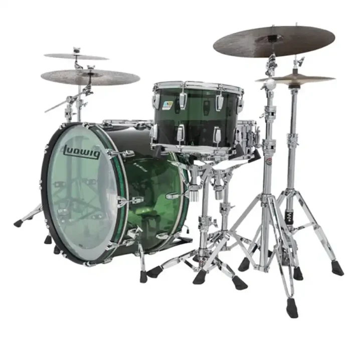 Batería Ludwig Vistalite 5 pzas Colores Ámbar, Azul o Verde - Image 3