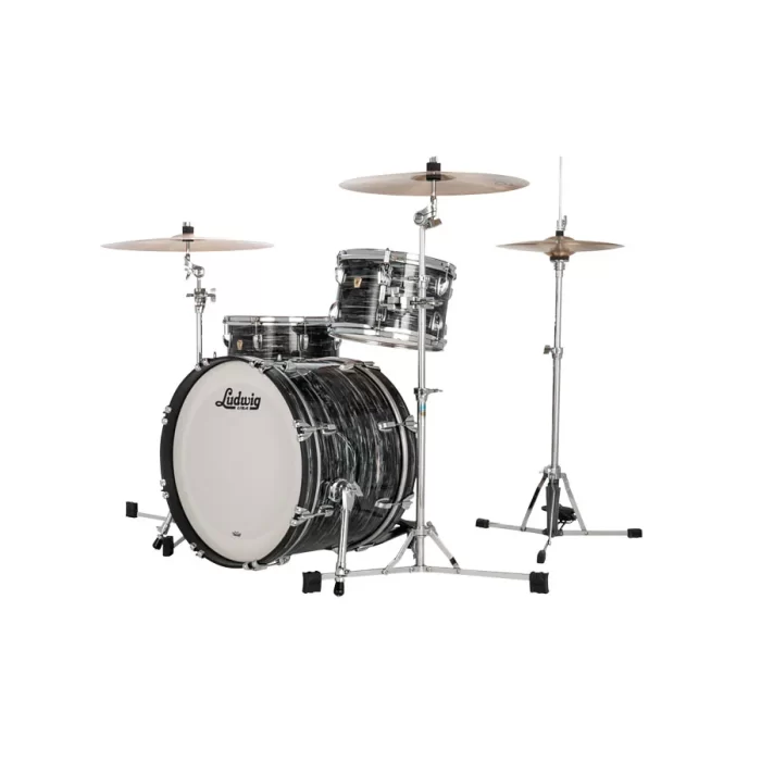Batería Ludwig Classic Maple Downbeat Vintage Black Oyster - Image 3