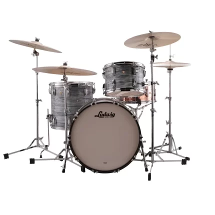 Batería Ludwig Classic Maple Downbeat Vintage Blue Oyster