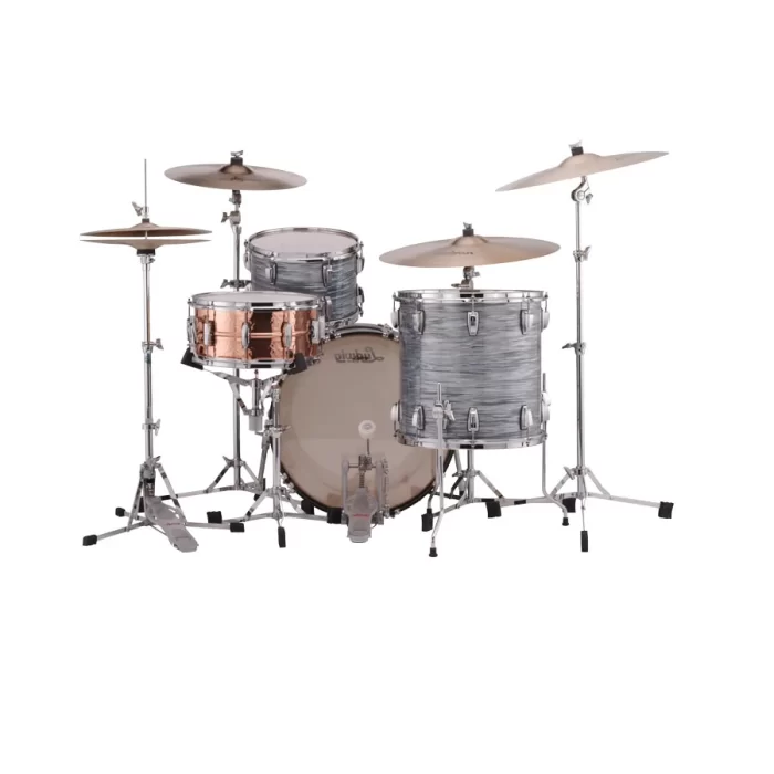 Batería Ludwig Classic Maple Downbeat Vintage Blue Oyster - Image 3