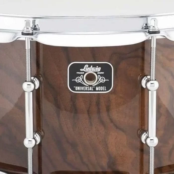 Tarola Ludwig Universal Walnut 14" x 6.5" Modelo LU6514WA - Image 2