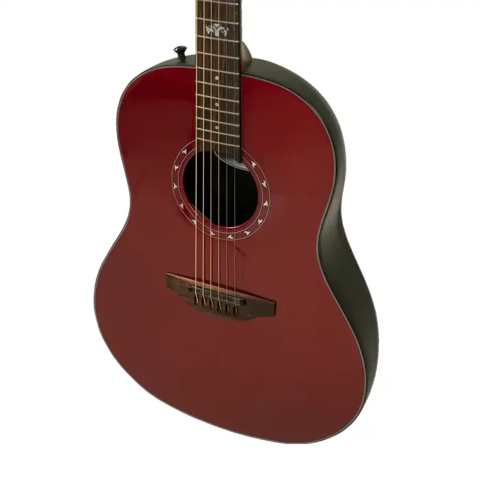 Guitarra acústica Ovation 1516 Ultra E Profundidad Media Rojo - Image 3
