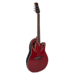 Guitarra Electroacustica Ovation Super Shallow Cutaway Rojo Rubí - Image 5