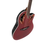 Guitarra Electroacustica Ovation Super Shallow Cutaway Rojo Rubí - Image 4