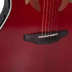 Guitarra Electroacustica Ovation Super Shallow Cutaway Rojo Rubí - Image 2